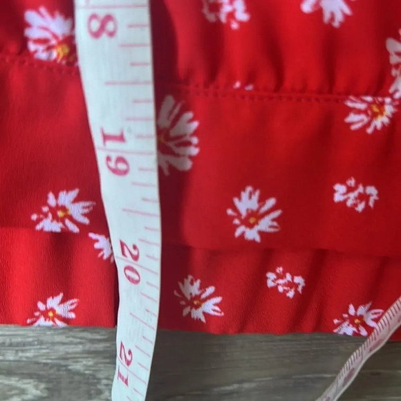 NWOT J Jason Wu Floral Print Long Sleeve Wrap Blouse Wrap Top - Picture 9 of 9